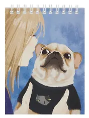 Блокнот А6 60л "Обнимашки" спираль