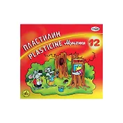 Пластилин 10 цветов 200гр "Мультики", стек