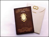 Закладка для книг и открытка (KBS-105) (Мир Бижу)