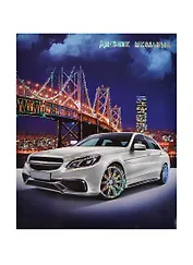 Дневник шк. "БЕЛОЕ АВТО И МОСТ" интегр.обл., глянц.пленка, тиснение голограф.фольгой, универс.шпаргалка, Феникс