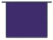 Папка для тетрадей А5 (23,3*20см) Феникс+ Синяя пластиковая на молнии 41694