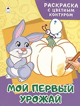 Мой первый урожай. Раскраски с цветным контуром