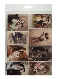 Декупажная карта Влюбленные 4 (A4) (Karal678)