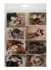 Декупажная карта Влюбленные 4 (A4) (Karal678)