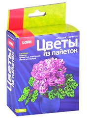Цветы из пайеток "Пион"