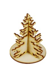 Фигурка 3D Елка-2 (151931) (89х85х74мм) (игрушка из дерева) (упаковка)