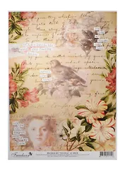 Декупажная карта Песнь весны А4 (DK3130) (упаковка)