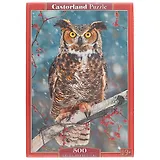 Пазл Castorland 500 эл. 47*33см. Большая рогатая сова B-52387