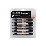 Набор маркеров Promarker 6шт оттенки кожи (набор)
