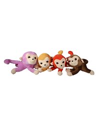 ИГР Мягкая игрушка мартышка, 4 цвета, 22 см, 11094900
