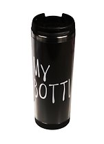 Термостакан My bottle/Май ботл (черный) (420 мл)