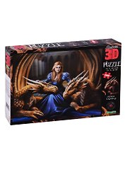Пазл Super 3D, Свирепая преданность (Fierce Loyalty) 500 эл.,61*46см. 10093