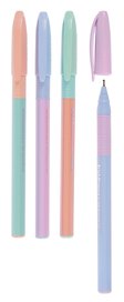 Набор шариковых ручек синих, Pastel Bloom, Erich Krause, 4 штуки