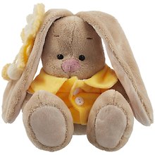 Мягкая игрушка Зайка Ми в желтом меховом пальто (15 см) (SidX-265)