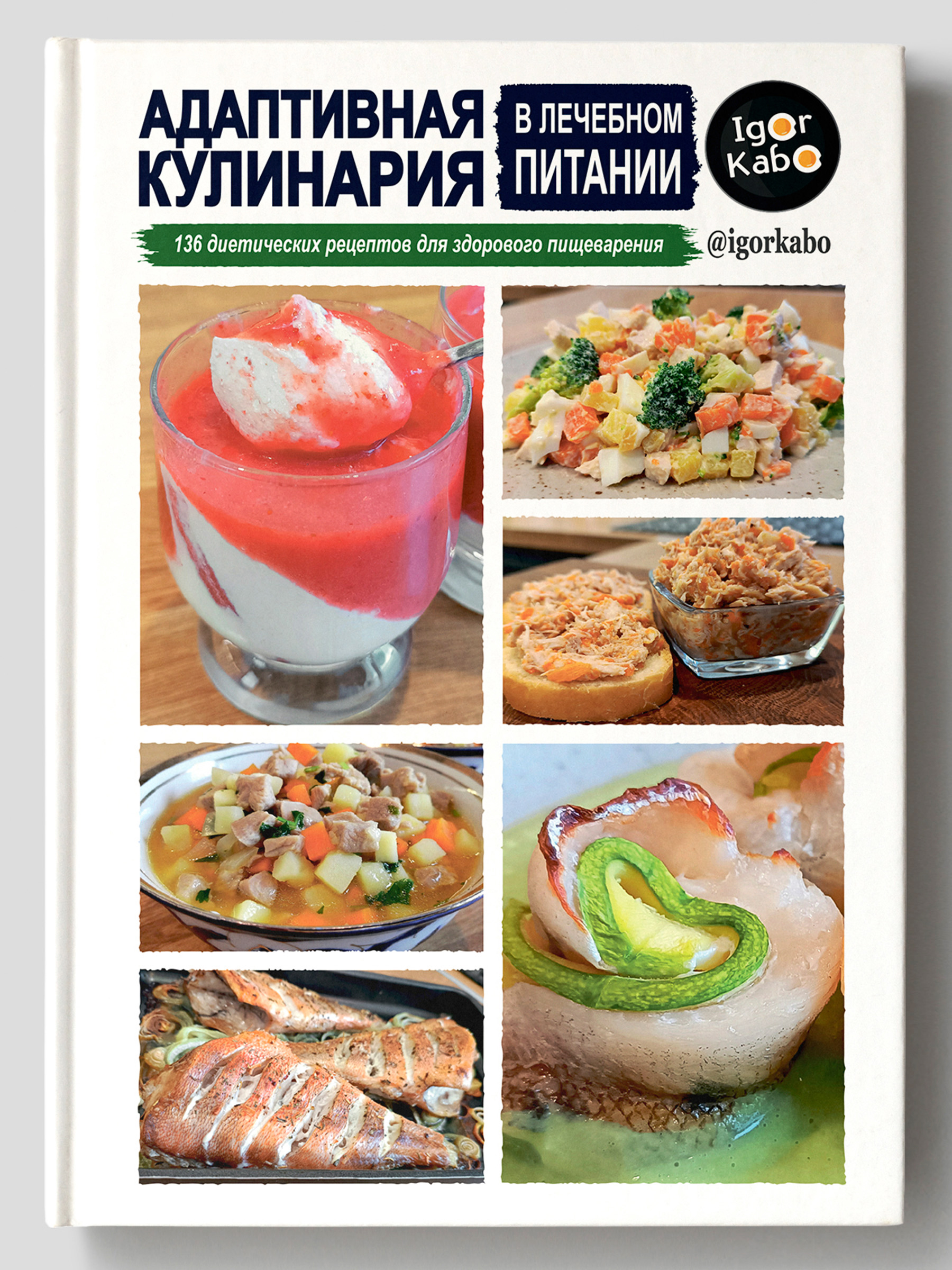 Обложка книги «Адаптивная кулинария в лечебном питании. 136 диетических рецептов для здорового пищеварения»