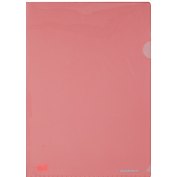 Папка-уголок А4 "Glossy Classic" пластик, красный, Erich Krause