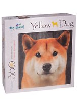 Пазл Оригами, Yellow dog Собаки. Акита Ину 360эл., (470х470) +плакат 03466
