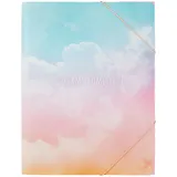 Папка на резинке Yoi, "Облака", A4