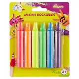 Восковые мелки «Рисовашка», 6 цветов