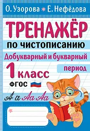 Тренажер по чистописанию. Добукварный и букварный период. 1 класс