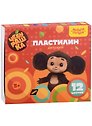Пластилин "Чебурашка", 12 цветов