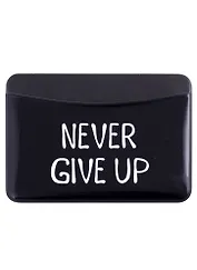 Чехол для карточек горизонтальный Never give up