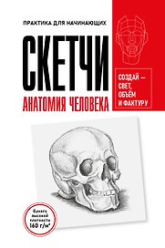Скетчи. Анатомия человека. Скетч-раскраска для карандашной графики