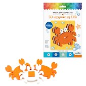 Набор для творчества Origami. 3D Игрушка из EVA «Краб» - 1