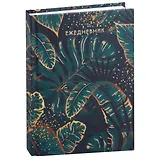 Ежедневник недат. А6 112л "Ботаника" 7БЦ, мат.лам, тиснение фольгой, офсет