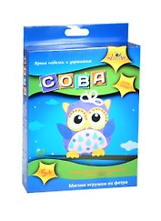 Набор для творчества Шьем сами. Мягкие игрушки из фетра «Сова»
