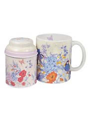 Сувенир Феникс Презент Подарочный набор Рисовые амадины кружка 300мл+баночка для чая
