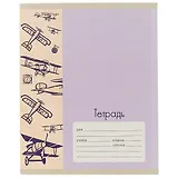 Тетрадь в клетку Unnika, "Транспорт (однотонная)", 24 листа, в ассортименте