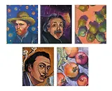 Тетрадь в клетку Listoff, "Галерея (Эксклюзив)", 96 листов, в ассортименте