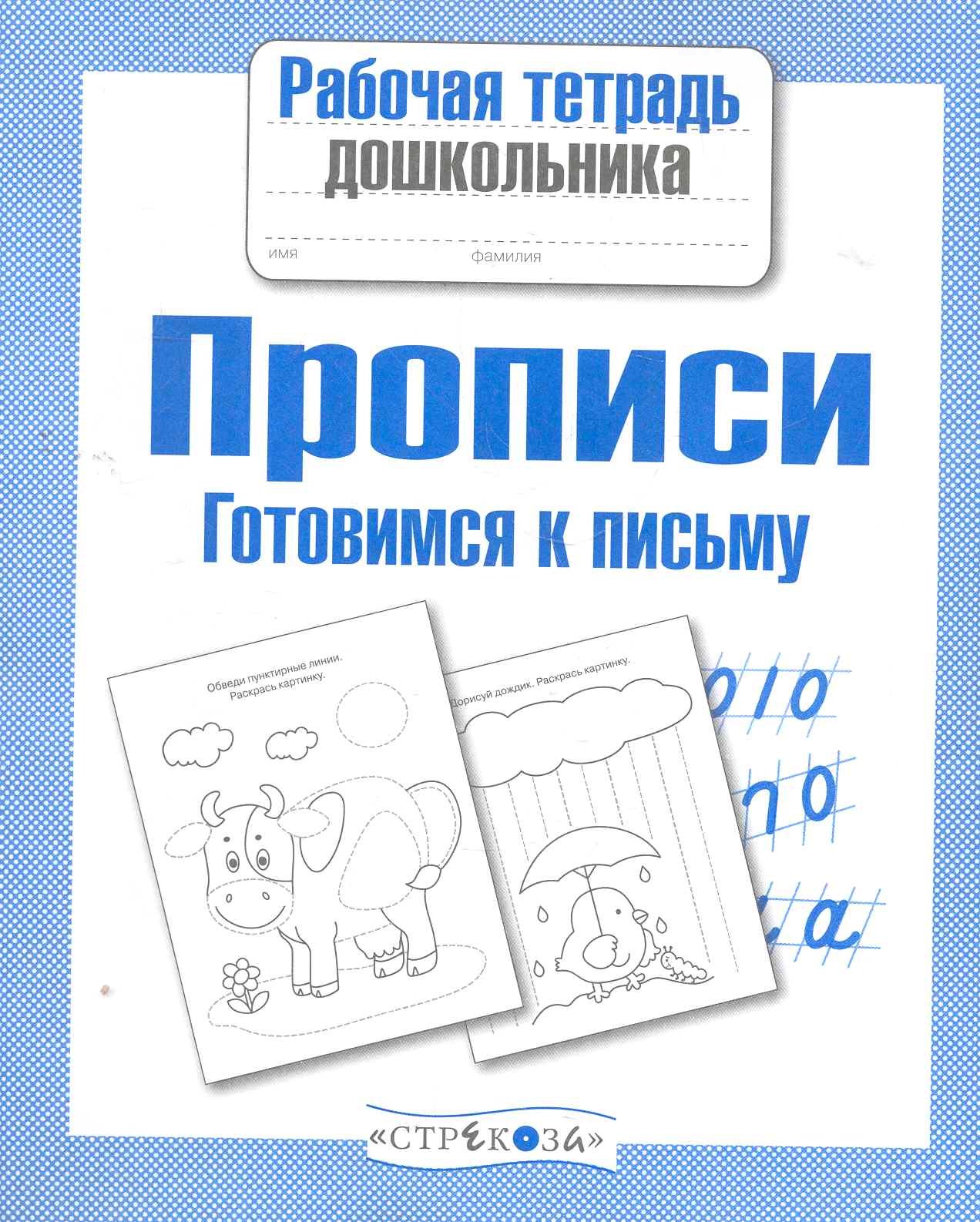 

Прописи.Готовимся к письму