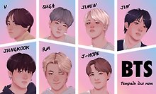 Тетрадь для нот «BTS» 8 листов, А5, скрепка - Эксмо
