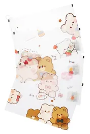 Папка на молнии А4 "Lovely animals", ассорти