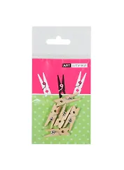 Прищепки декоративные 2см 5шт. асс.