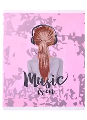 Тетрадь в клетку Listoff, Look around, 48 листов, в ассортименте