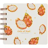 Записная книжка "Fruits", А6, 100 листов, линейка