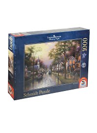 Паззл 1000 (58441) Утро в маленьком городке (Thomas Kinkade) (коробка)