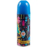 Синтетический серпантин в спрее для новогоднего декорирования (синий) (5х17) (250 мл)