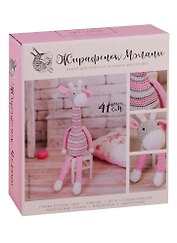 Набор для вязания Амигуруми: НТ Набор для шитья Мягкая игрушка «Жирафик Мэлани» 10*4*14см 2724097