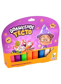 Тесто для лепки "Волшебное тесто". Много сладостей