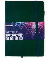 Скетчбук 148*210 80л "SKETCH UP. Лесной" 140г/м2, тв.обложка, резинка