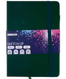 Скетчбук «Sketch Up. Лесной» 148 х 210, 80 листов, 140г/м2, твердая обложка