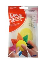 Паста для моделирования DAS Color 150г желтая, самозатверд., Fila