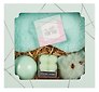 Подарочный набор Mint Dream (свеча,бомбочка, маска для сна, брелочек,открытка) (19х18) (12-Guangfa-P10)