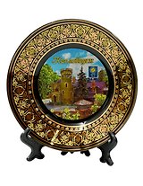 Тарелка декоративная Замок Коварства и Любви (Кисловодск) (фарфор) (15см) (15BL-145-2) 