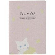 Тетрадь в линейку Fruit cat, B5, 38 листов, в ассортименте