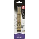 Ручки капиллярные черные 02шт "Pigma Micron" 0.45мм